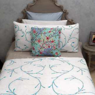 Blue Foliage Quilt